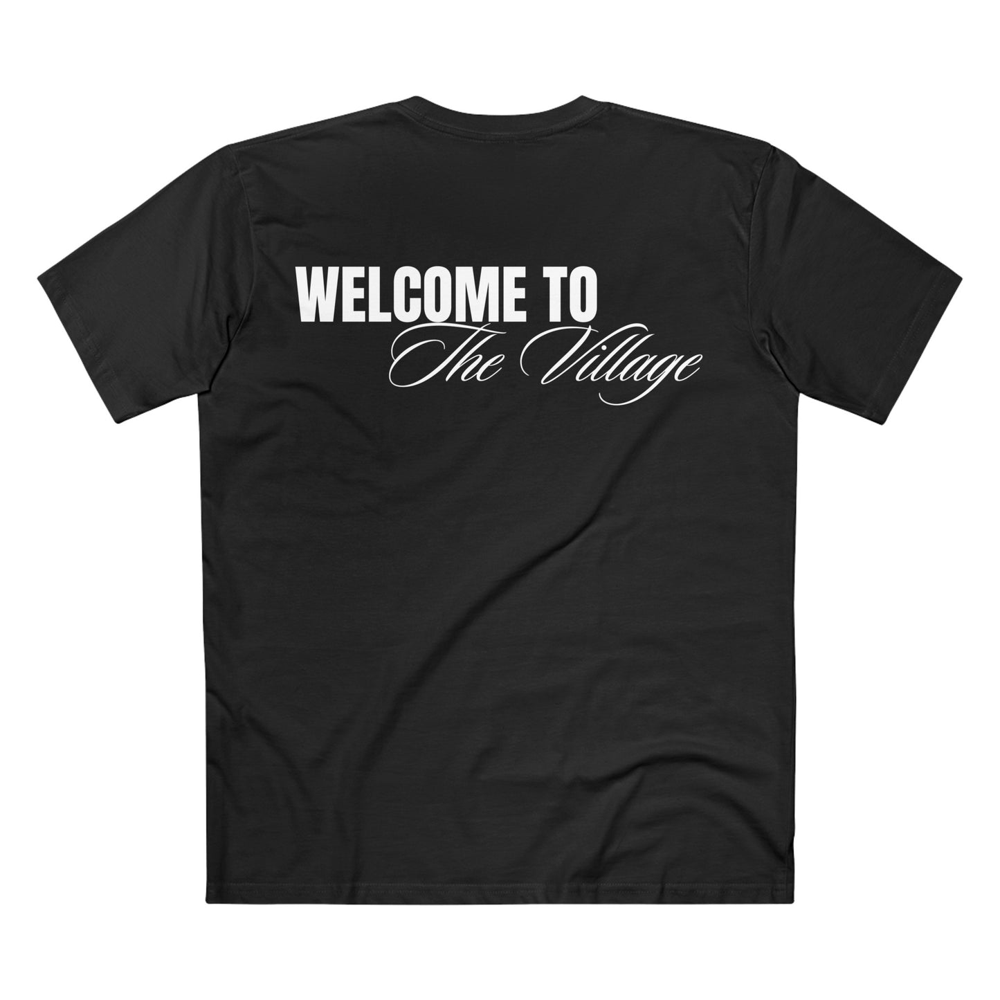 Origins Staple Tee | The Village Edition -BLACK